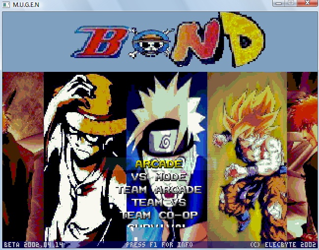 Mfg My Bond Bleach One Piece Naruto Dragonball Z Mugen Wip