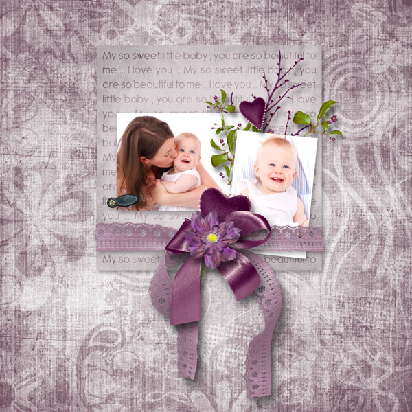 page simplette violet spring LUS