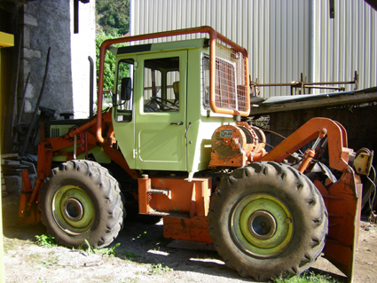 tracteur forestier mb trac occasion